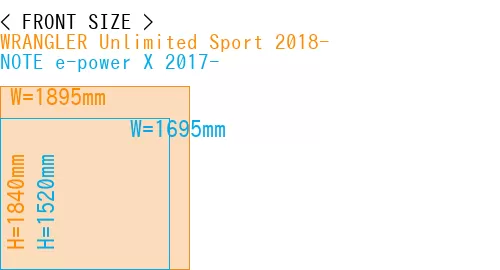 #WRANGLER Unlimited Sport 2018- + NOTE e-power X 2017-